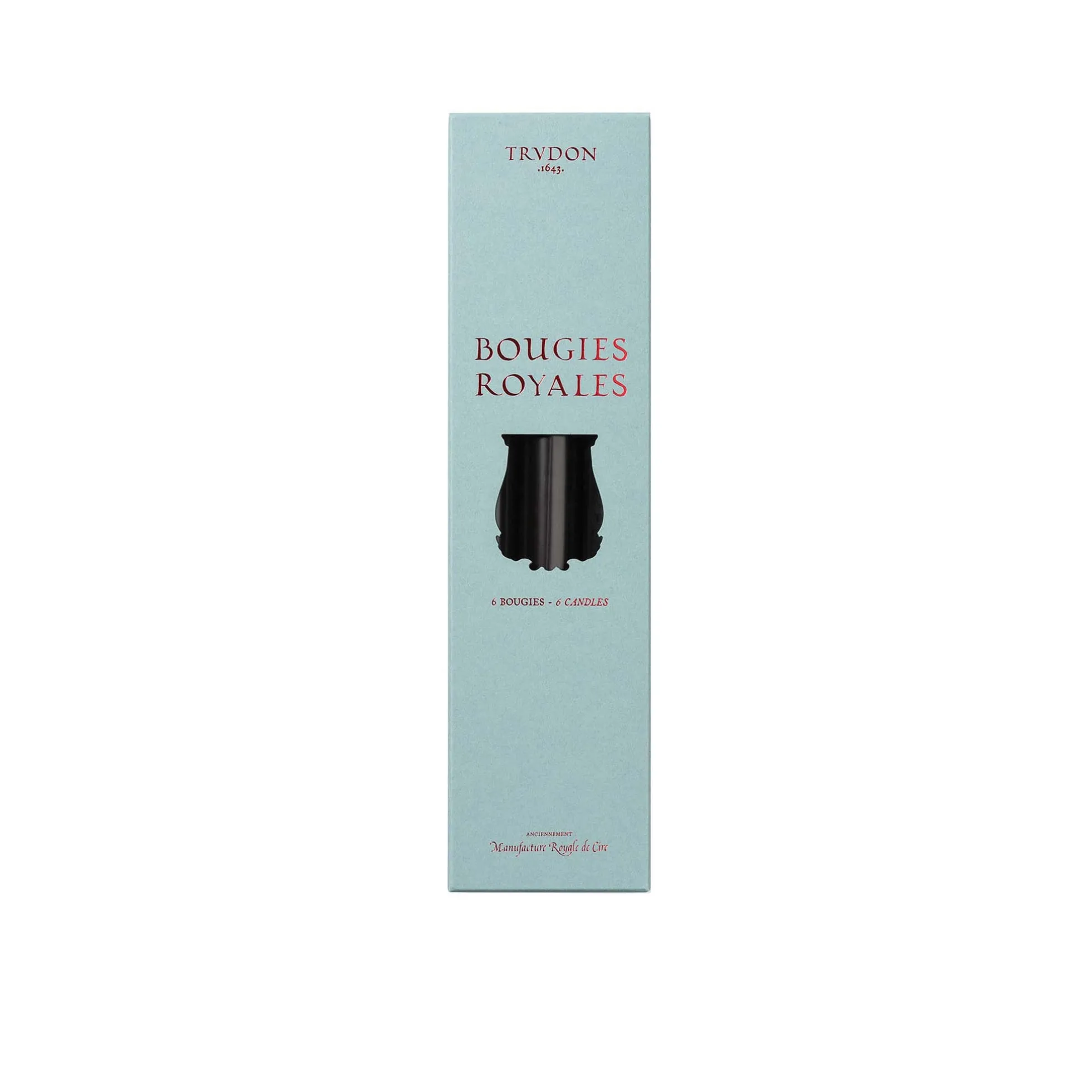 Box di 6 Candele Black Royale - Trudon