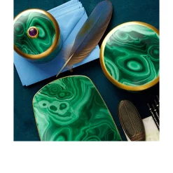 Malachite Candle - L'Objet
