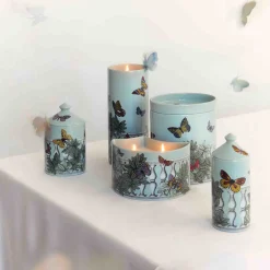 NEL MENTRE Candela grande Decoro Farfalle Fragranza Giardino Segreto - Fornasetti