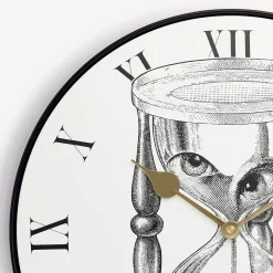 Orologio da Parete Tema e Variazioni n.184 B/N - Fornasetti