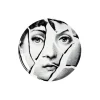 Piatto Tema e Variazioni n.2 B/N - Fornasetti
