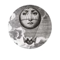 Piatto Tema e Variazioni n.93 B/N - Fornasetti