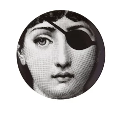 Piatto Tema e Variazioni N.8 B/N - Fornasetti