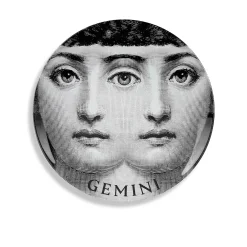 Piatto Zodiaco Gemelli Tema e Variazioni N. 350 - Fornasetti