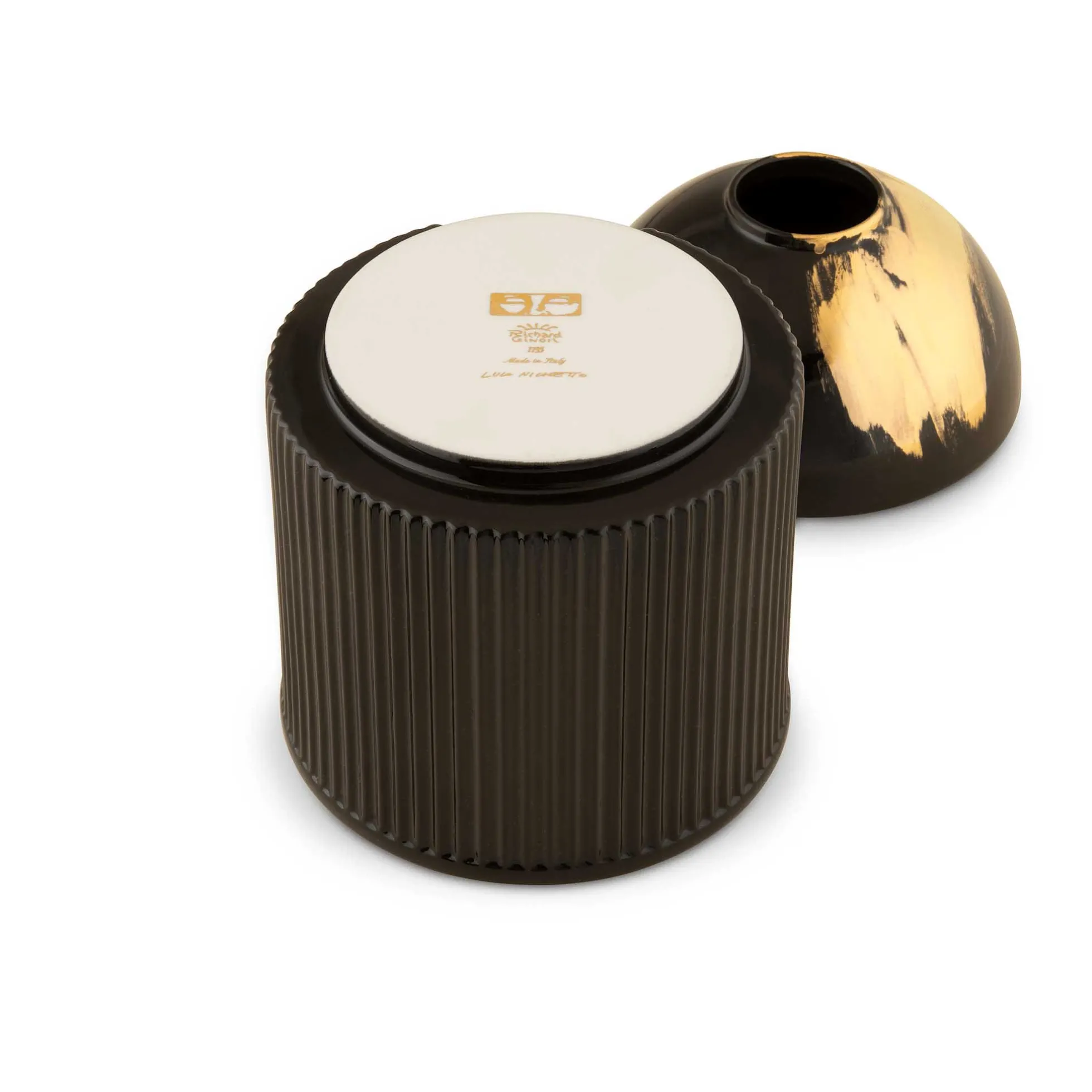 Porta Diffusore L'Amazzone Charcoal/Gold - Ginori