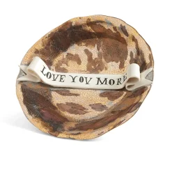 Ruan Hoffman Plate with Ribbon Love You More - LObjet