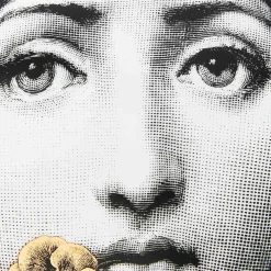Scatola Tonda Tema e Variazioni N.137 Oro - Fornasetti