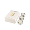 Set Tealight Candles White Jealousy Refill - Ginori